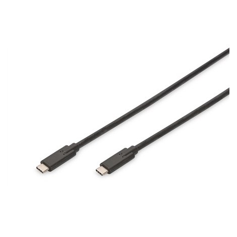Digitus | USB-C cable | Male | 24 pin USB-C | Male | Black | 24 pin USB-C | 1 m
